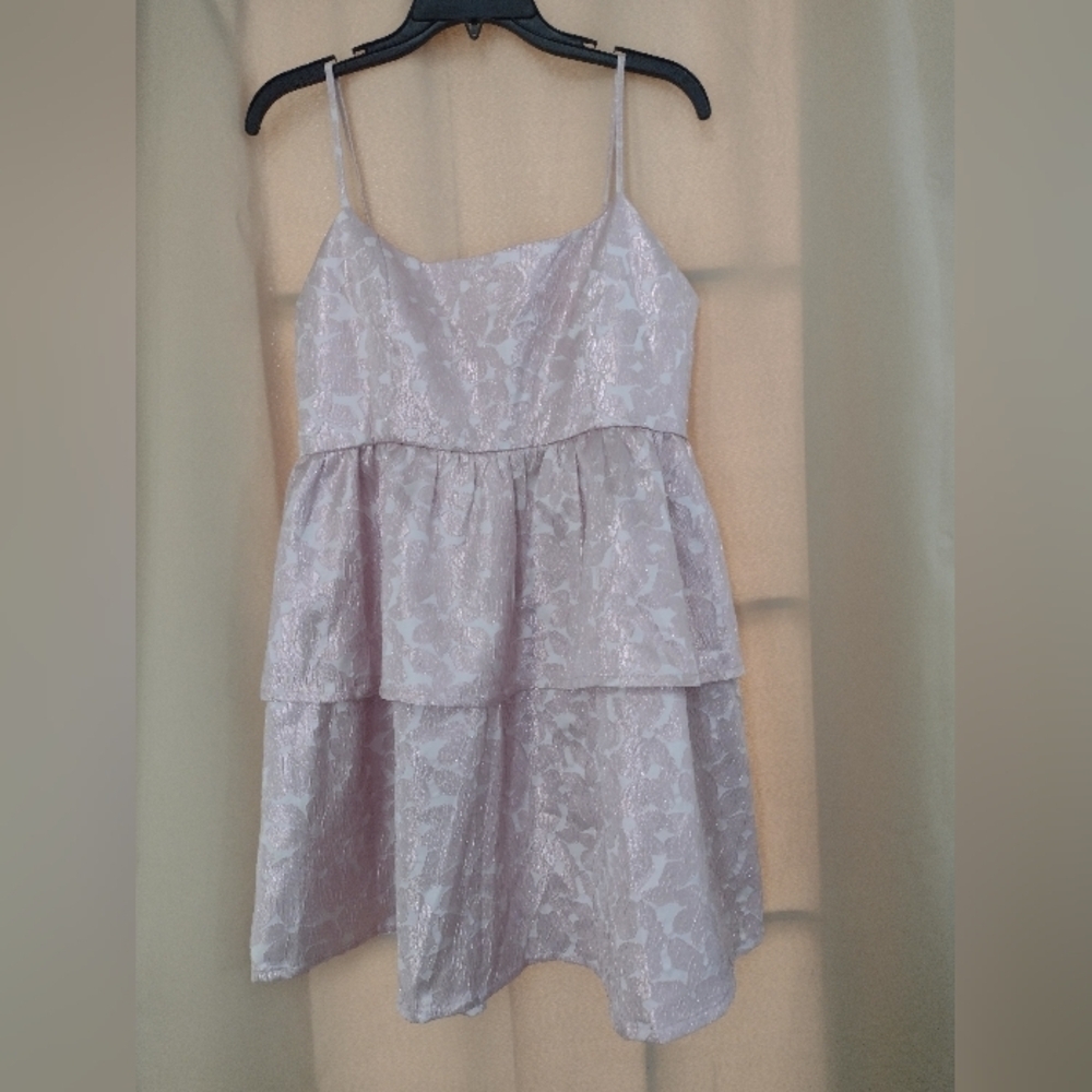 NWT TCEC Pink Spaghetti Strap Prom Dress